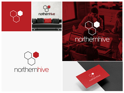 Northern Hive Logo Design branding contentmarketing creativeagency graphic design logo logocreation logodesign northernhive pragency