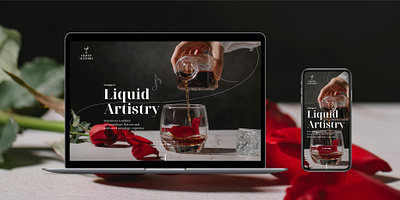 Liquid Maestro website 3d animation branding graphic design logo motion graphics ui ui ux website