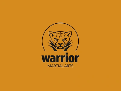 Logo and landing page for a sports club abstract branding design emblem fitness graphic design gym logo health illustration jaguar karate landing page logo logo design logotype martial arts minimal sport sport logo warrior