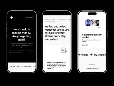 CreateBase.ai Redesign Mobile ai black landing minimal mobile redesign simple ui ux