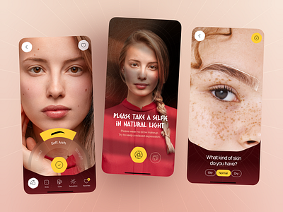 Beauty App Design android app app design beauty beauty app beauty mobile app cosmetic eyebrows ios make up makeup mobile app mobile app mobile app design skincare ui ux