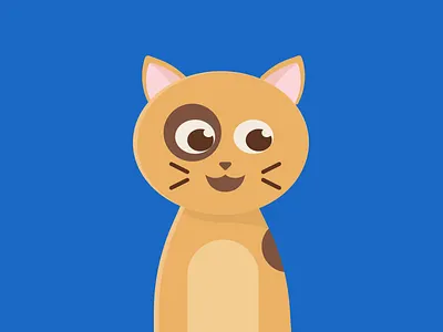 Cat flat Illustration animals branding ca cat colorful design flatdesign illustration pet pet parent