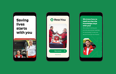 RescYou branding courses help hospital logo medic medical rescue