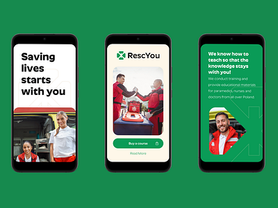 RescYou branding courses help hospital logo medic medical rescue