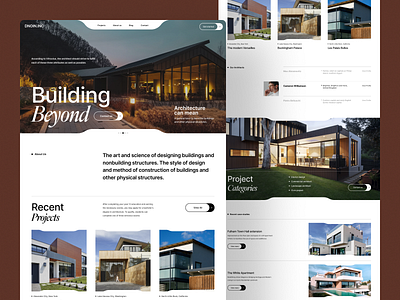 Architecture Agency Website agency agency landing page architect architecture architecture design design design agency dribbble homepage landing page ui ux web web design webdesign website whitelabel