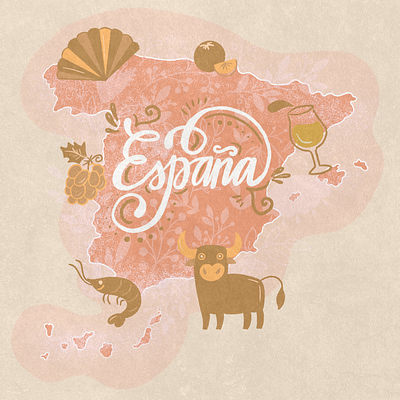 España 🇪🇸 graphic design ilustration lettering