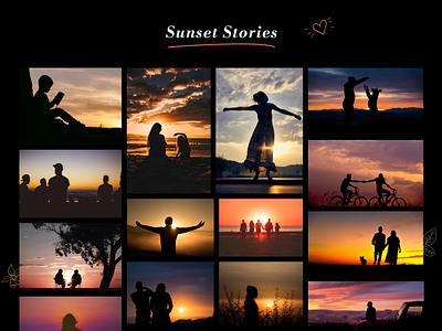 Sunset Stories happiness love nature sunset ui unsplash