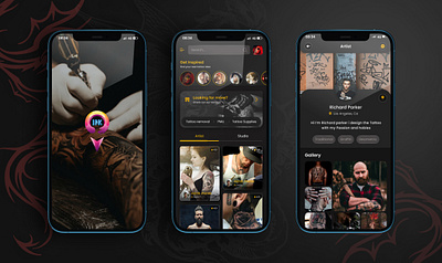 INK Mobile App app design mobile ui