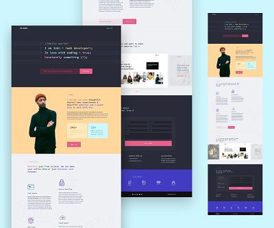 Homepage Design uiux design