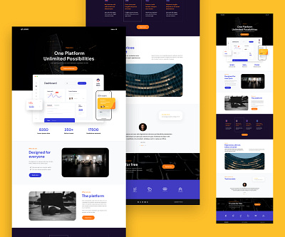 Homepage Design uiux design