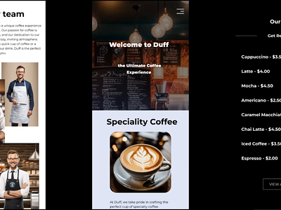 Duff Coffee Shop Web & Mobile Design animation branding coffee design designer figma follow framer graphic design grid system mobile app mobile design motion graphics saas ui user experince user interface ux web design web site