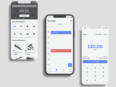 Salon Booking App - BBook booking app ecommerce graphic design mobile app design online shopping product design salon time management ui user experience user interface