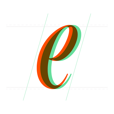 e is for excitement… branding custom type design font design letter design lettering type design typography