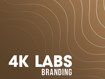 4K Labs - Branding animation branding graphic design
