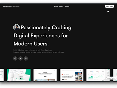 My Portfolio V1🧑🏻‍💻 branding design figma graphic design illustration ui uiux webdesign