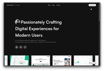 My Portfolio V1🧑🏻‍💻 branding design figma graphic design illustration ui uiux webdesign