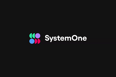 System One | Logo branding identity live entertainment logo music industry saas