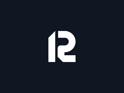 R12 12 brand branding creative design elegant graphic design letter logo logo design logo designer logodeign logodesigner logotype modern monogram r simple trend trending