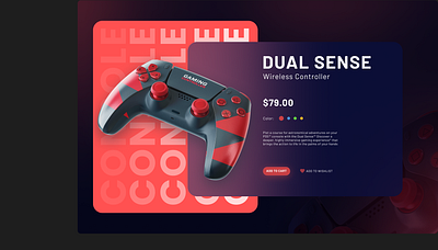 WIRELESS CONTROLLER design figma uiux