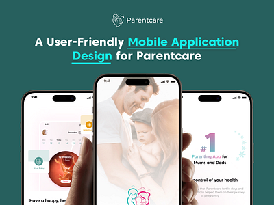 ParentCare app design ui ux