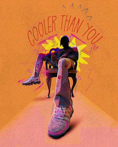 Cooler than you adobe photoshop illustration art art of the day chill collage cool design graphic design illustration wacom