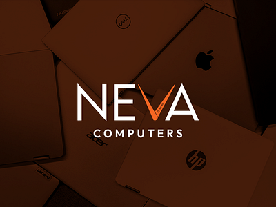 Neva Computers - Logo branding graphic design laptop brand laptop logo logo logos