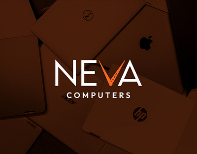 Neva Computers - Logo branding graphic design laptop brand laptop logo logo logos