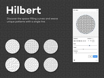 Hilbert Figma Plugin figma generative geometry patterns plugin tool