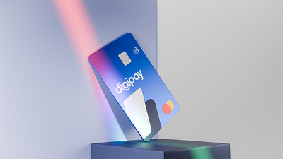 DigiPay Branding 3d animation app bank blender branding card commercial design digipay digital graphic design illustration illustrator logo motion graphics pay photoshop vector venore