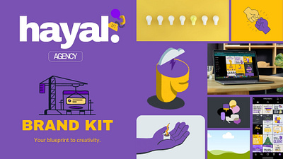 Hayal Brand Kit brand design brand guide brand kit branding design graphic design logo visual design