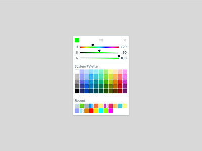 Color Picker app design design system geology minimalism product design tool ui visual web app