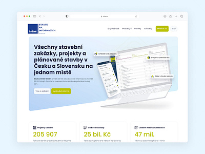 Istav - Website design app blue desktop graphic design green landingpage phone ui ux web design white