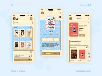 E-Book Store App aplication app app design design e book shop e book store ebook ebook store ecommerce shop ui ui design