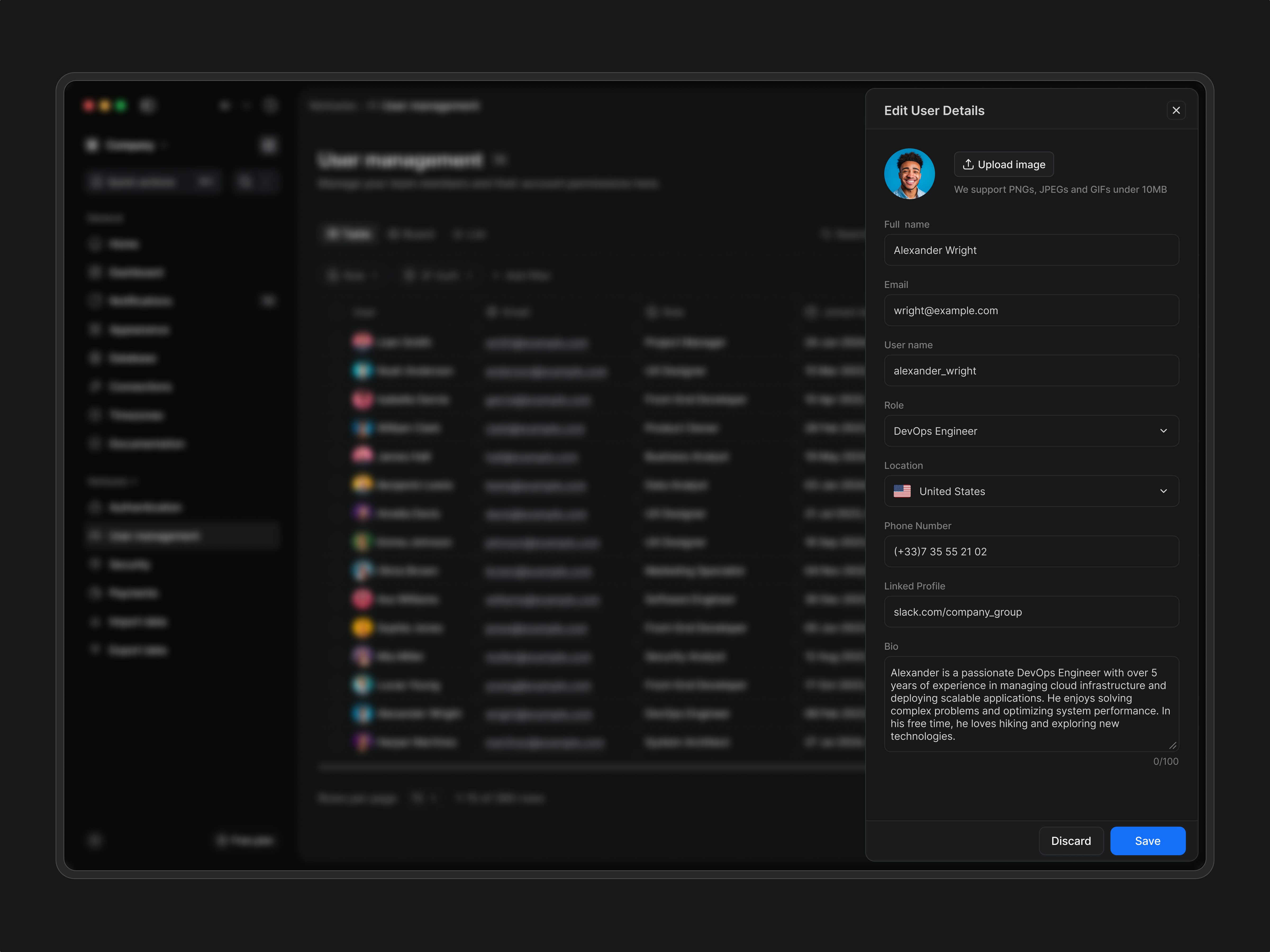 Example of Web App Redesign Services