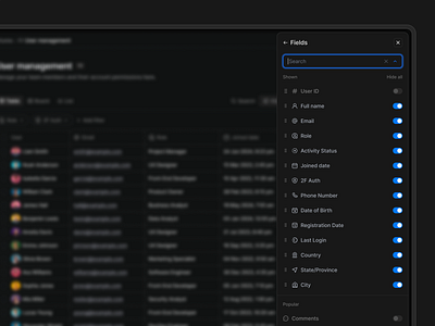 Column configuration admin columns advanced custom fields column settings columns columns settings columns ui configuration column configure columns customize customized column data table design table edit columns field individual columns reordering columns switcher table column settings table view table view customization