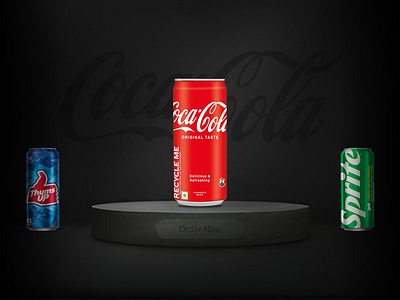 Coca-Cola Cans 3d animation branding graphic design logo motion graphics