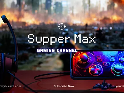 Youtube Thumbnail For Gaming Channel 3d ai animation branding creative digital marketing graphic design motion graphics social media post ui youtube banner youtube poster youtube thumbnail