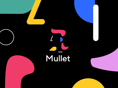 Mullet agency branding face graphic design logo mullet people studio