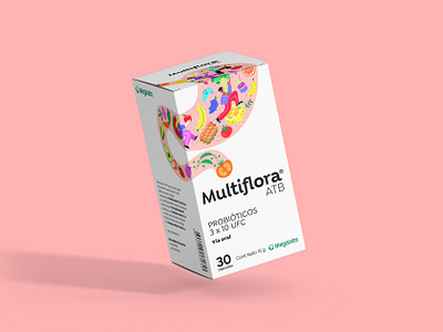 Multiflora branding graphic design health hospital illustration logo packaging people pharmacy