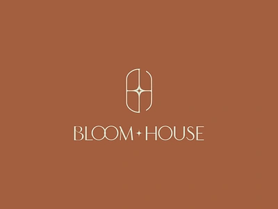 Interior Design Branding - Bloom House bespoke bespoke branding bh bh logo bloom bloom house branding brandmark graphic design house interior design logo