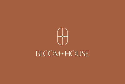 Interior Design Branding - Bloom House bespoke bespoke branding bh bh logo bloom bloom house branding brandmark graphic design house interior design logo