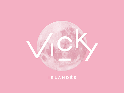 Vicky Irlandés astral branding graphic design logo pink tarot ui web