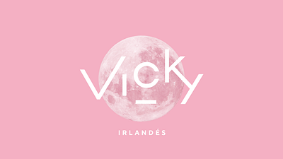 Vicky Irlandés astral branding graphic design logo pink tarot ui web