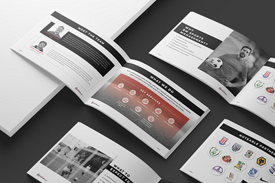 Sports Brochure Design brochure design football minimal design modern brochure socar sports sports brochure sports training