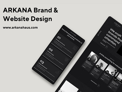 ARKANA Brand & Website Design branding design graphic design illustration logo typography ui ux vector