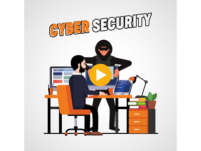 Cyber Security Motion Video 2d animation animation branding cyber attact cyber security motion video facebook post instagram post motion ads motion graphics motion video safe internet video making