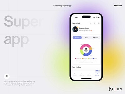 E-Learning Mobile App animation dribbble edtech elearning game gamification inspiration interface design learning mobile motion graphics play product design superbetter tasks ui ux web design