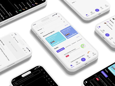 Task Management app design productivity task flow task manaement ui ux