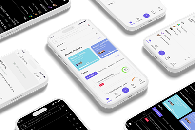 Task Management app design productivity task flow task manaement ui ux