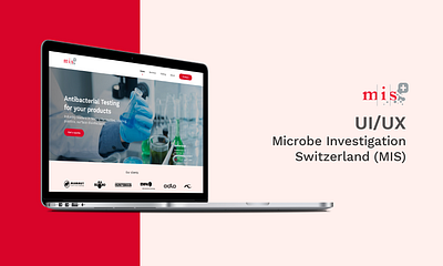 Testing Service - Landing Page bacteria investigation landing page lifescience microbe test testing ui design virus visual design